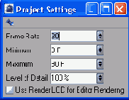 Окно Project Settings содержит
